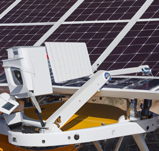 Drones and Robotics for Maintenance of Solar Panels in Large-Scale Projects