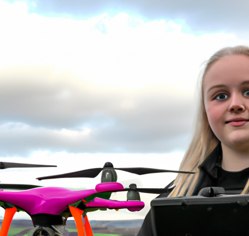 "Breaking Barriers: Burnley Graduate Soars as One of UK's Youngest Female Drone Pilots"