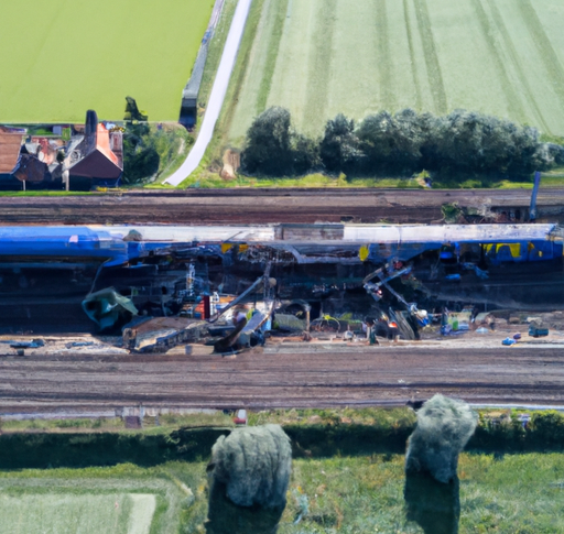 "Exclusive Drone Footage Reveals Devastating Aftermath of Train Crash in Netherlands"