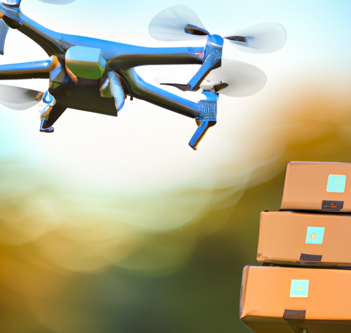 "Revolutionizing Logistics: Drones Emerge as Environmentally-Friendly Alternative to Traditional Transport"