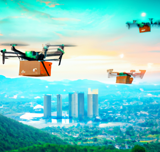 "Revolutionizing Logistics: Drones Emerge as the Eco-Friendly Alternative to Traditional Transport"