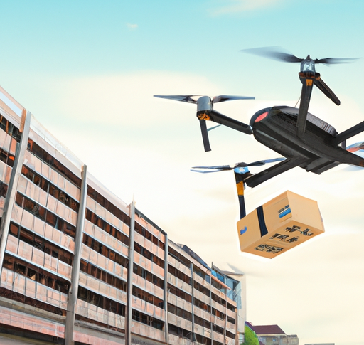 "Revolutionizing Logistics: Drones Prove to be an Eco-Friendly Alternative to Traditional Transport"